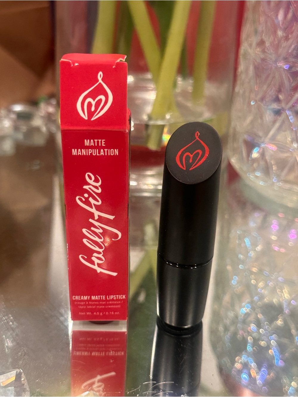 Folly Fire Full House Creamy Matte Lipstick Vegan Cruelty Free Full Size Velvety